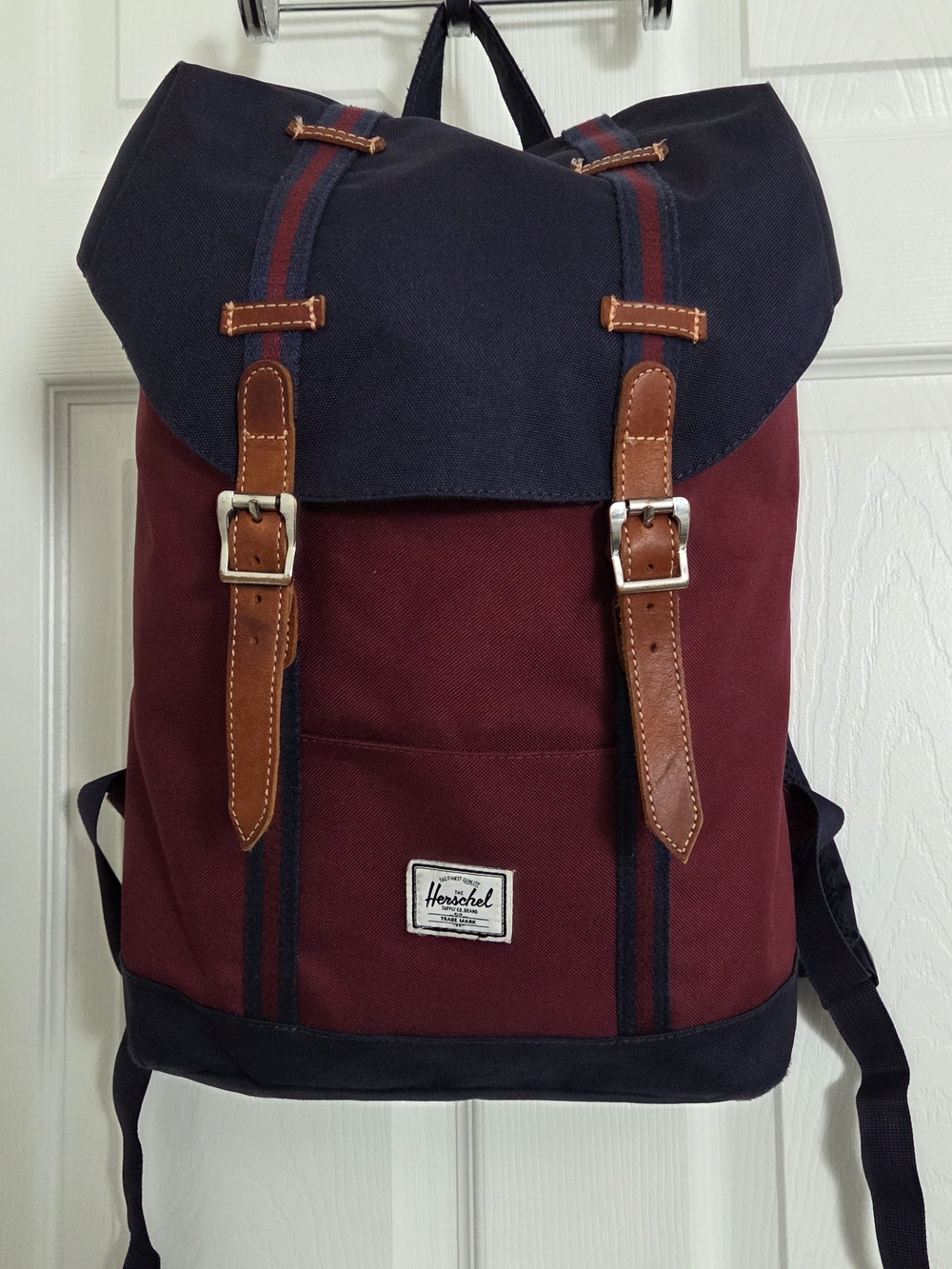Herschel Supply Company Heritage Backpack - Burgundy & Navy